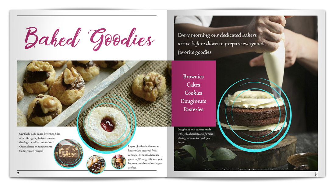 Kenneth Gomez Art Professional Design Just Desserts Magazine Baked Goodies