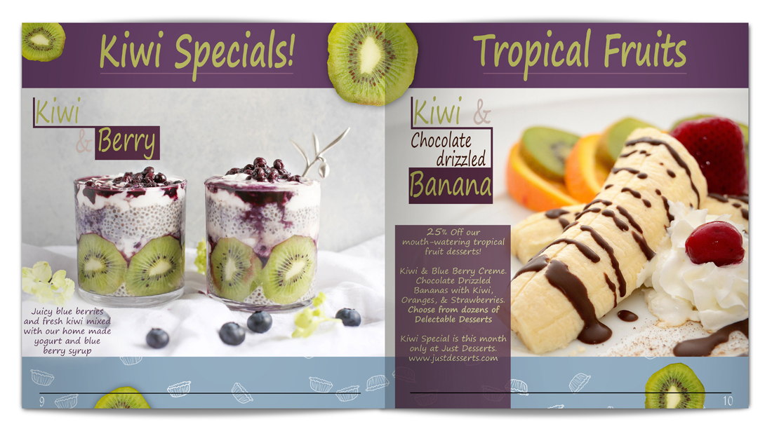 Kenneth Gomez Art Design Professional Just Desserts Magazine Specials